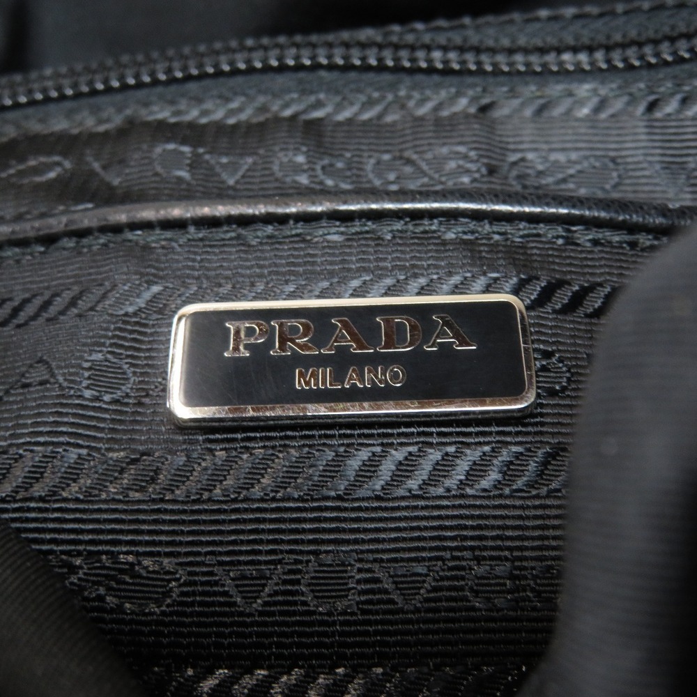 Prada logo Backpack Rucksack Daypack - Picture 6 of 11